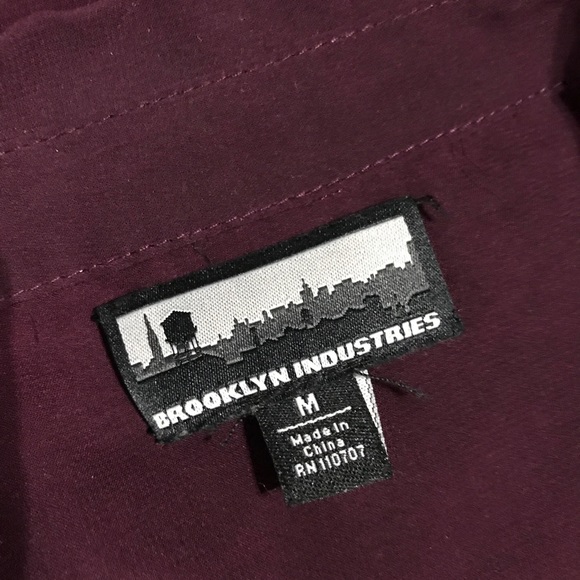 Purple sheer button up - Picture 4 of 4